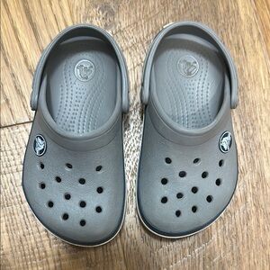 Kids Gray Crocs
